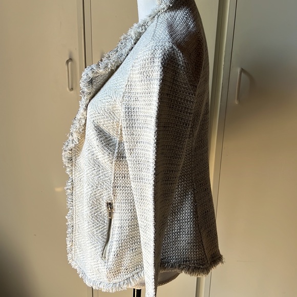 NIC+ZOE Fringe Mix Knit Jacket - Picture 3 of 7